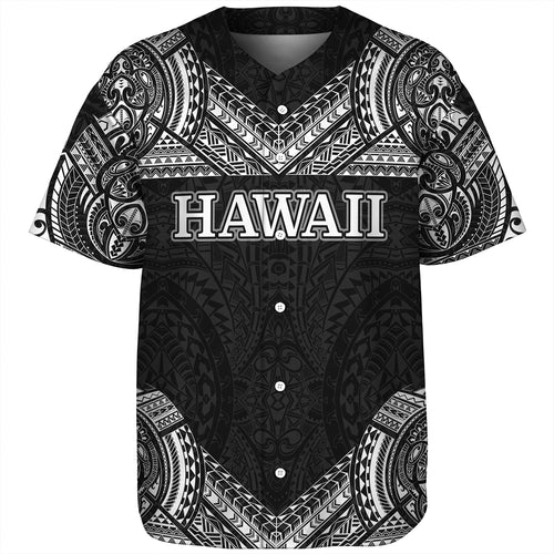 Hawaii Custom Personalised Baseball Shirt Turtle Polynesian Pattern