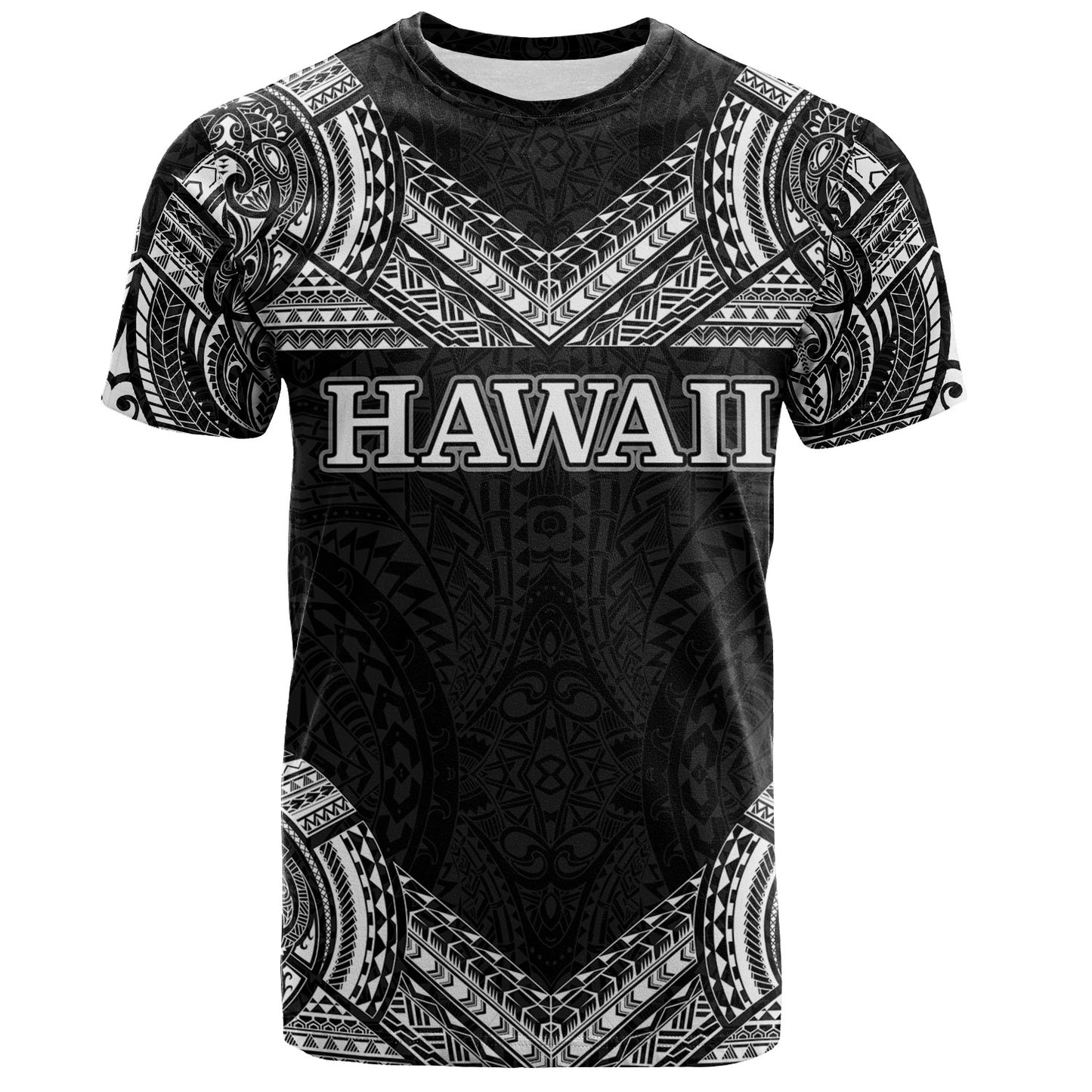 Hawaii Custom Personalised T-Shirt Turtle Polynesian Pattern