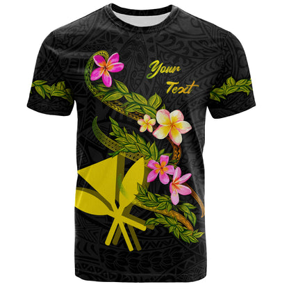 Hawaii T-Shirt Custom Plumeria Tribal