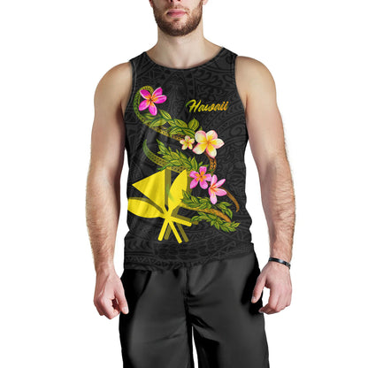 Hawaii Tank Top Custom Plumeria Tribal