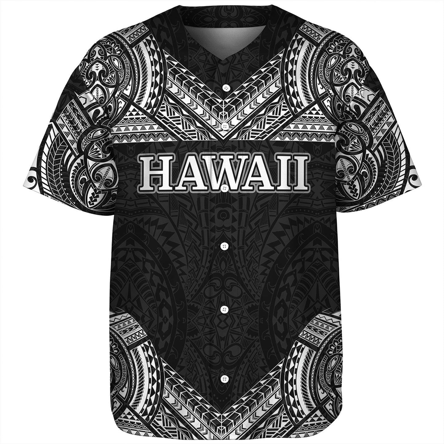 Hawaii Custom Personalised Baseball Shirt Turtle Polynesian Pattern