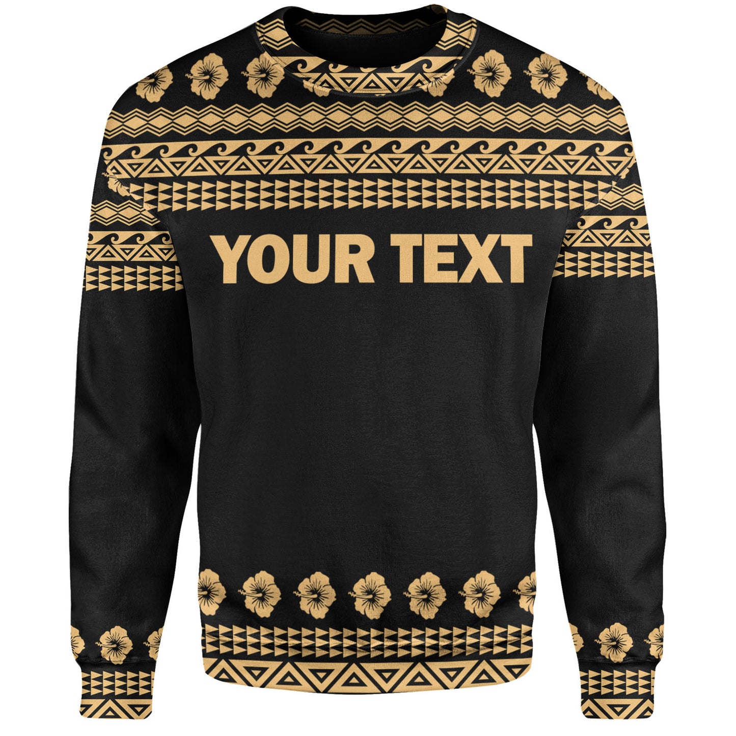 Hawaii Custom Personalised Sweatshirt Aloha Turtle With Traditional Hawaiian