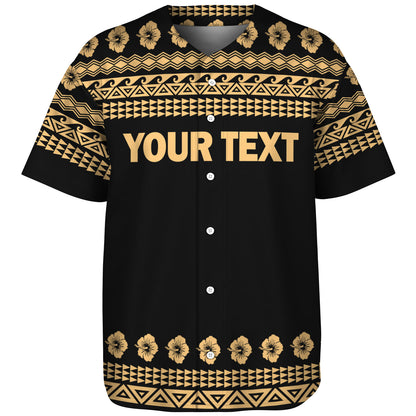 Hawaii Custom Personalised Baseball Shirt Aloha Turtle With Traditional Hawaiian