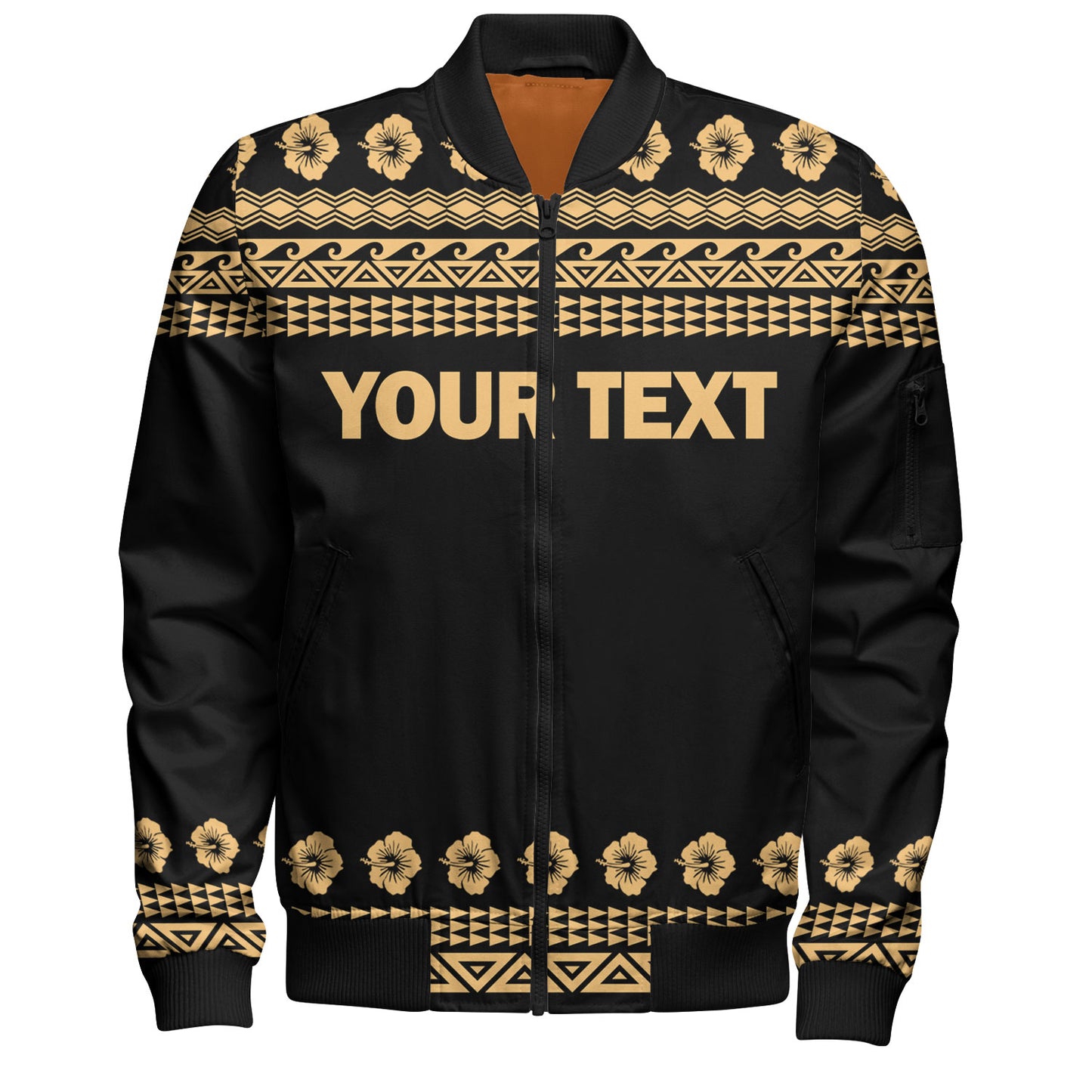 Hawaii Custom Personalised Bomber Jacket Aloha Turtle With Traditional Hawaiian