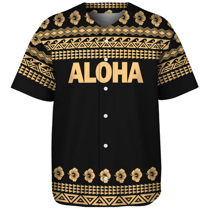 Hawaii Custom Personalised Baseball Shirt Aloha Turtle With Traditional Hawaiian