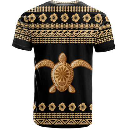 Hawaii Custom Personalised T-Shirt Aloha Turtle With Traditional Hawaiian