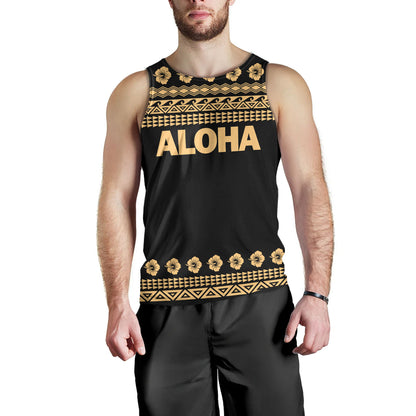Hawaii Custom Personalised Tank Top Aloha Turtle With Traditional Hawaiian
