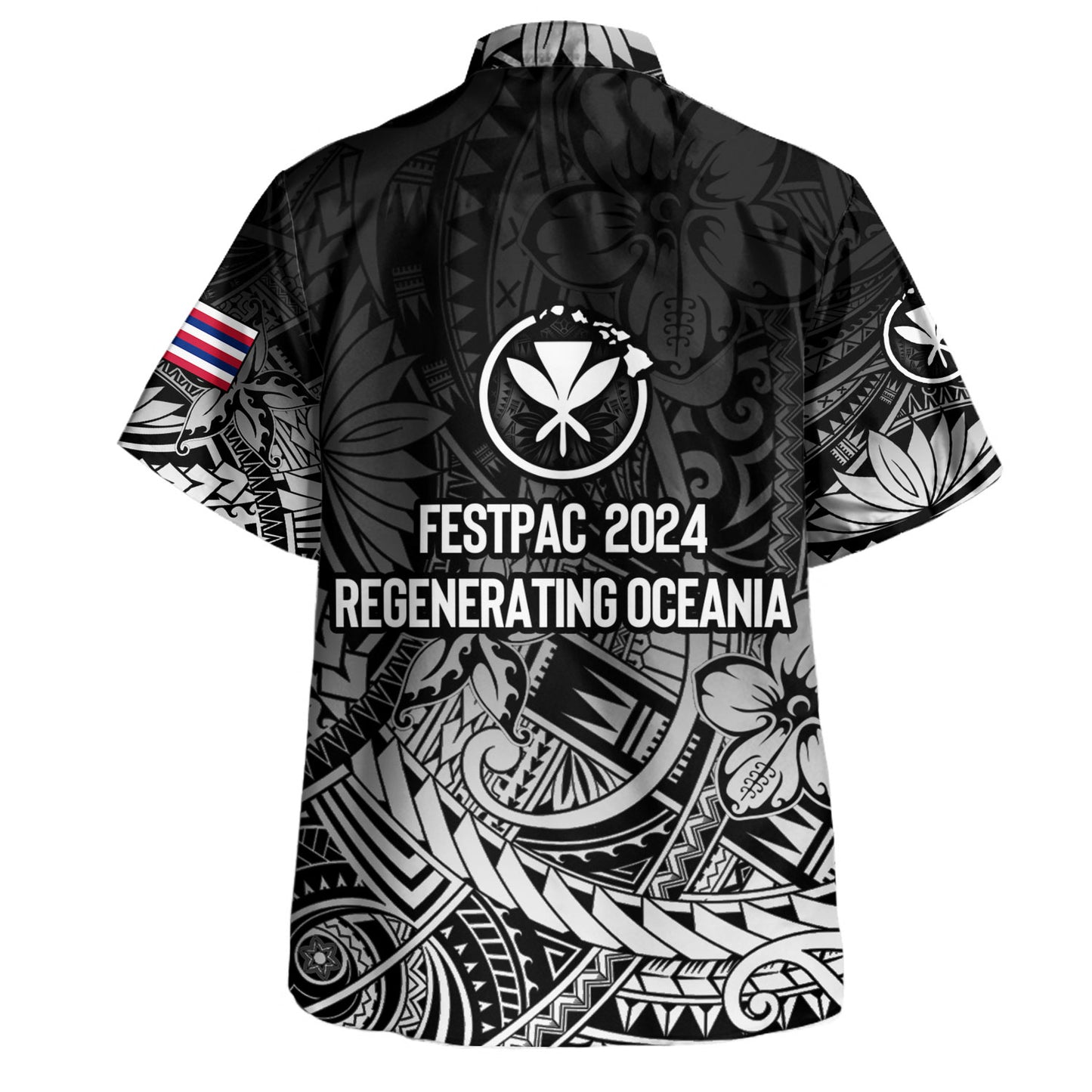 Hawaii Hawaiian Shirt FestPAC 2024 Polynesian Pattern Design