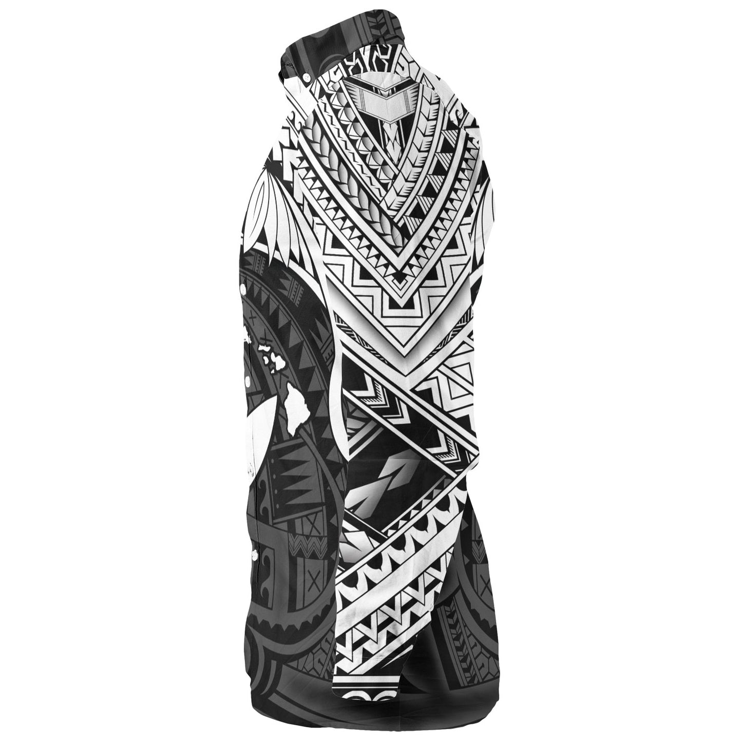 Hawaii Long Sleeve Shirt Kanaka Maoli Map Polynesian Tatau