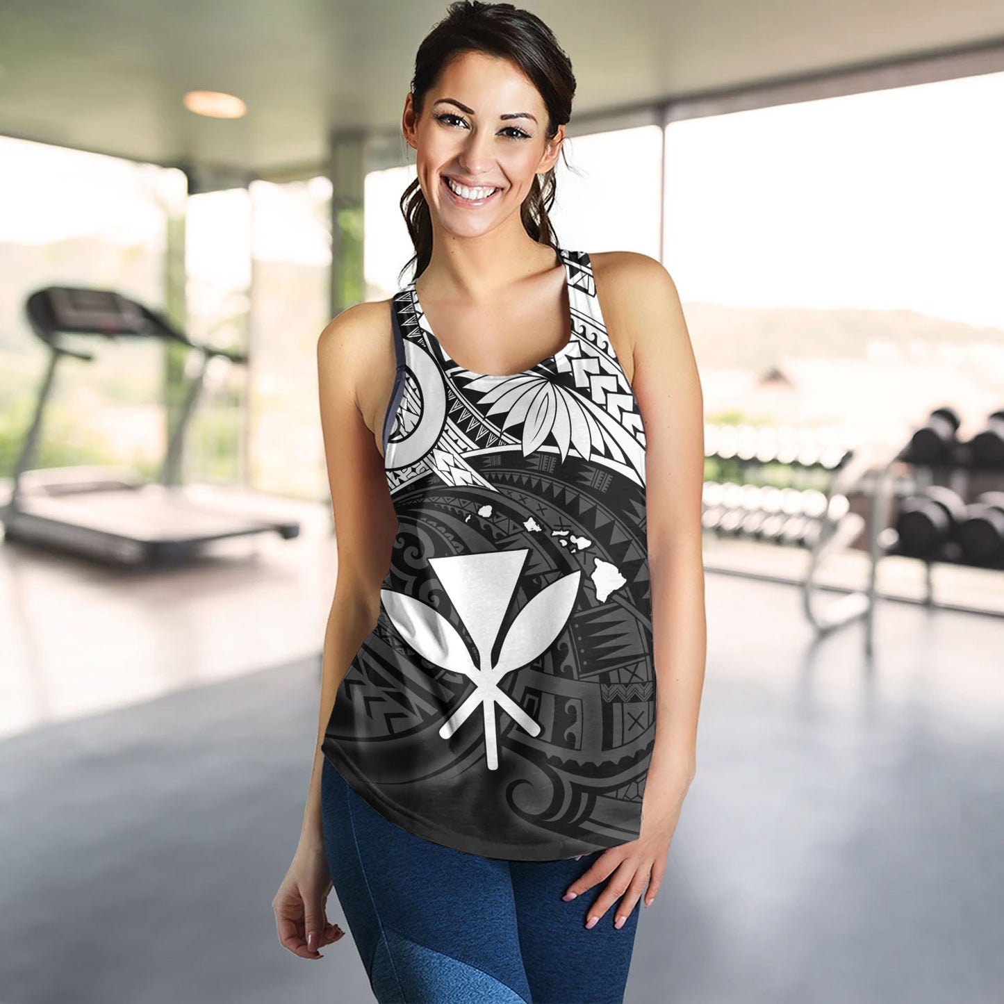 Hawaii Women Tank Kanaka Maoli Map Polynesian Tatau