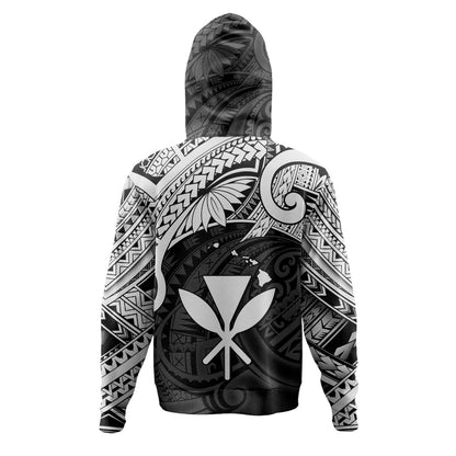 Hawaii Hoodie Kanaka Maoli Map Polynesian Tatau