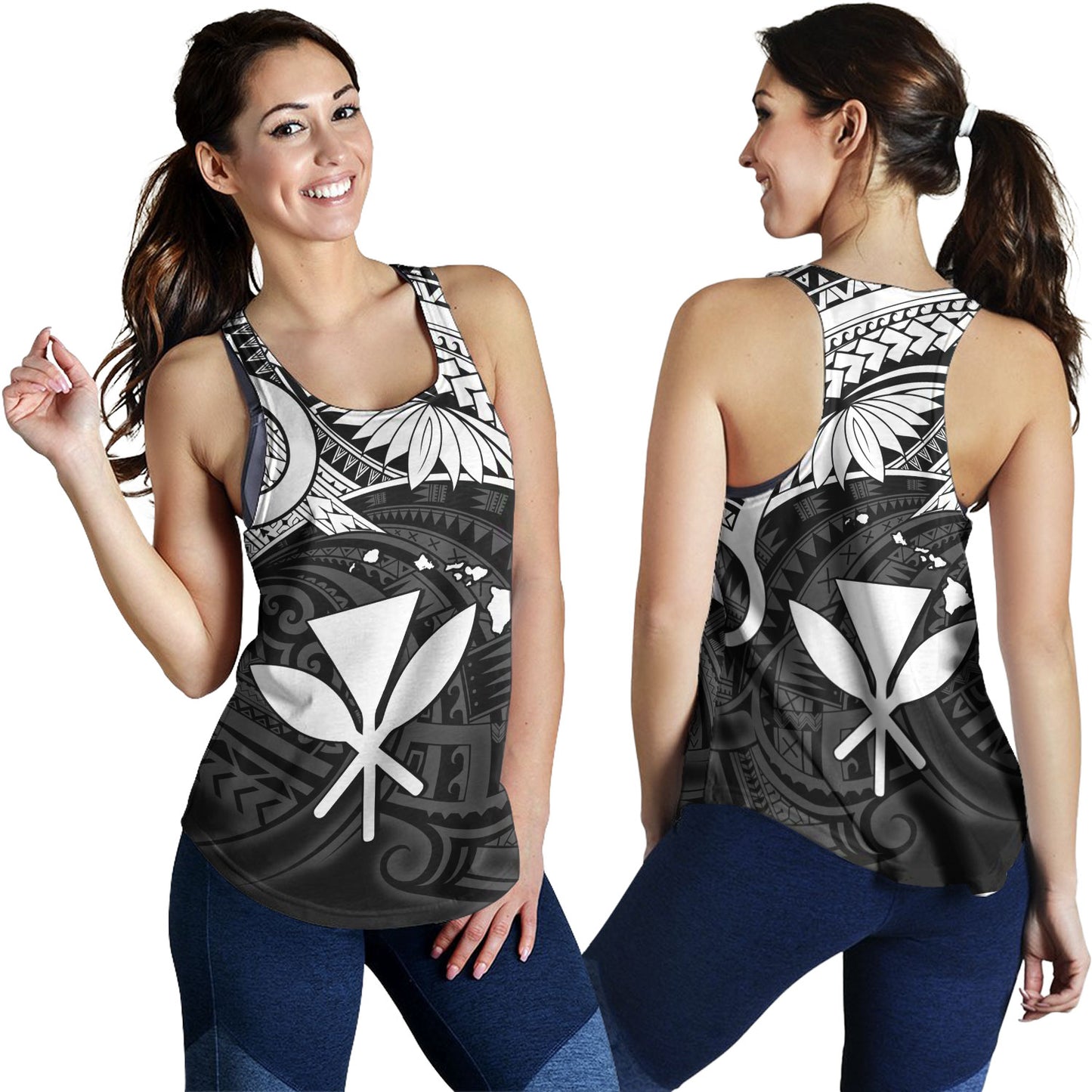 Hawaii Women Tank Kanaka Maoli Map Polynesian Tatau