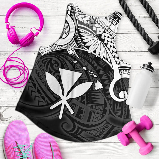 Hawaii Women Tank Kanaka Maoli Map Polynesian Tatau