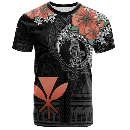Hawaii T-Shirt Kanaka Maoli Seahorse Polynesian Tattoo