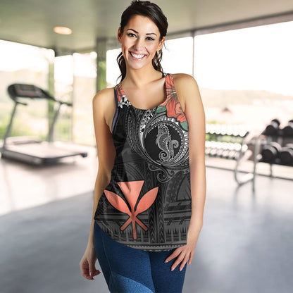 Hawaii Women Tank Kanaka Maoli Seahorse Polynesian Tattoo