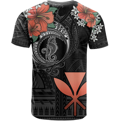 Hawaii T-Shirt Kanaka Maoli Seahorse Polynesian Tattoo