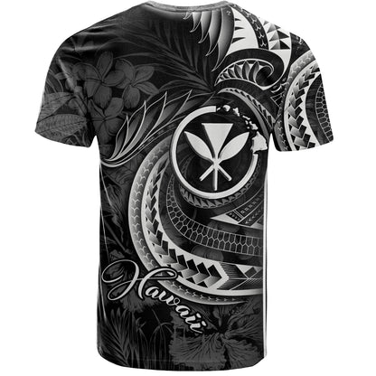 Hawaii Custom Personalised T-Shirt Polynesian Patterns Tropical Flowers Curve Style