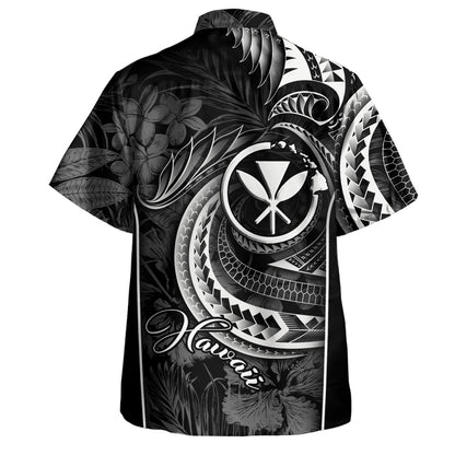 Hawaii Custom Personalised Hawaiian Shirt Polynesian Patterns Tropical Flowers Curve Style