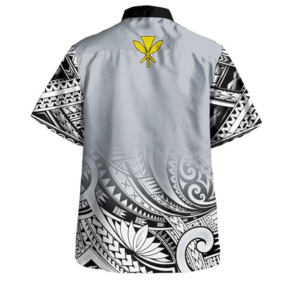 Hawaii Custom Personalised Hawaiian Shirt Polynesian Style Tattoo Design