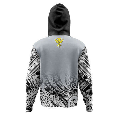 Hawaii Custom Personalised Hoodie Polynesian Style Tattoo Design