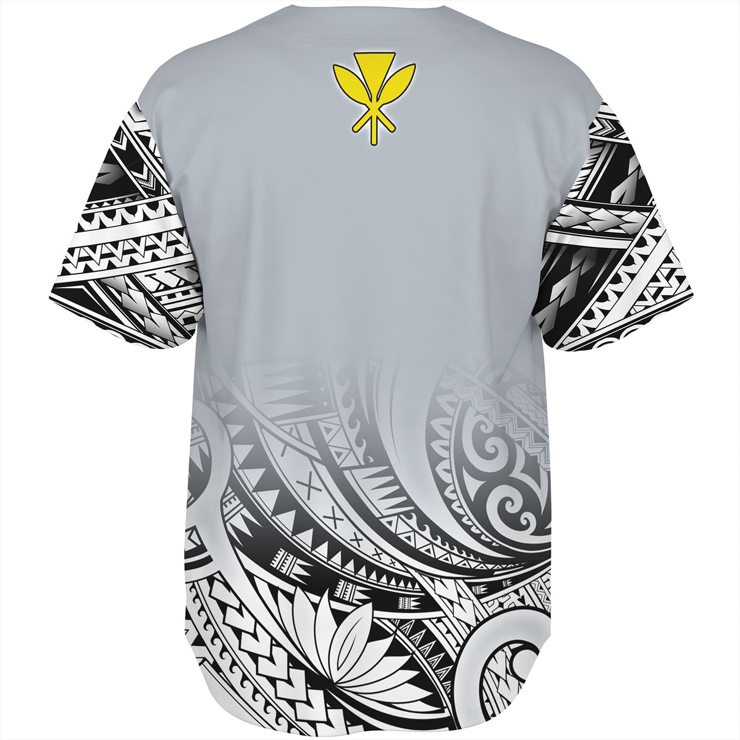 Hawaii Custom Personalised Baseball Shirt Polynesian Style Tattoo Design