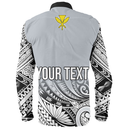 Hawaii Custom Personalised Long Sleeve Shirt Polynesian Style Tattoo Design