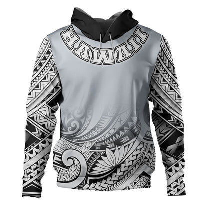 Hawaii Custom Personalised Hoodie Polynesian Style Tattoo Design