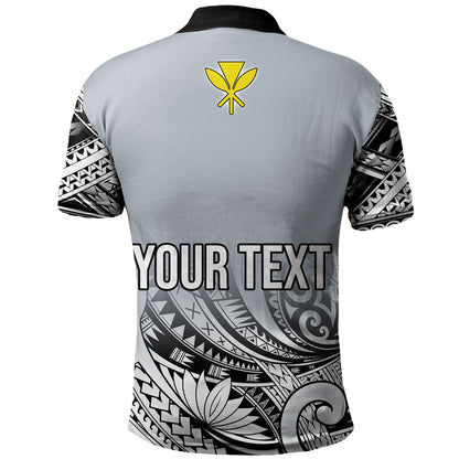 Hawaii Custom Personalised Polo Shirt Polynesian Style Tattoo Design