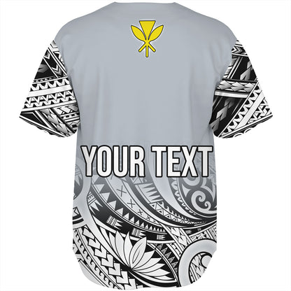 Hawaii Custom Personalised Baseball Shirt Polynesian Style Tattoo Design