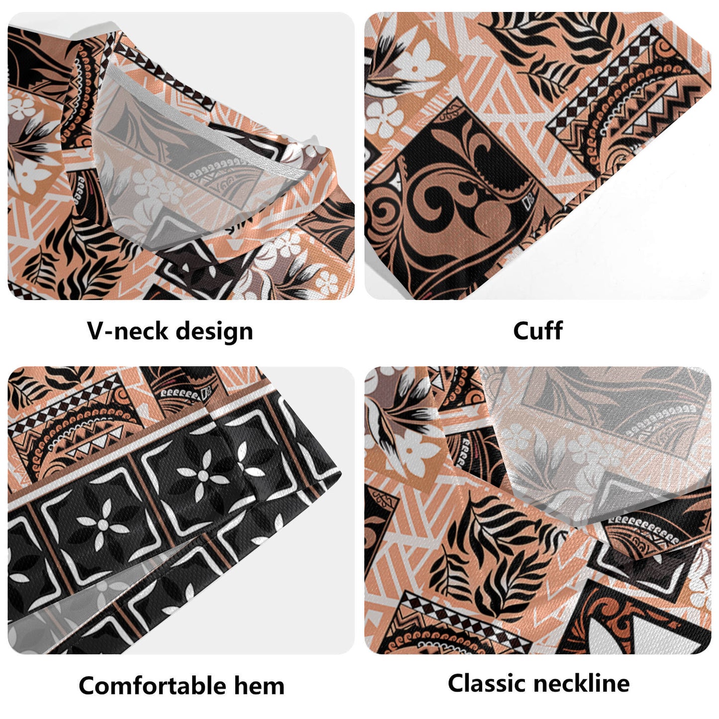 Hawaii Rugby Jersey Traditional Hawaiian Floral Designs