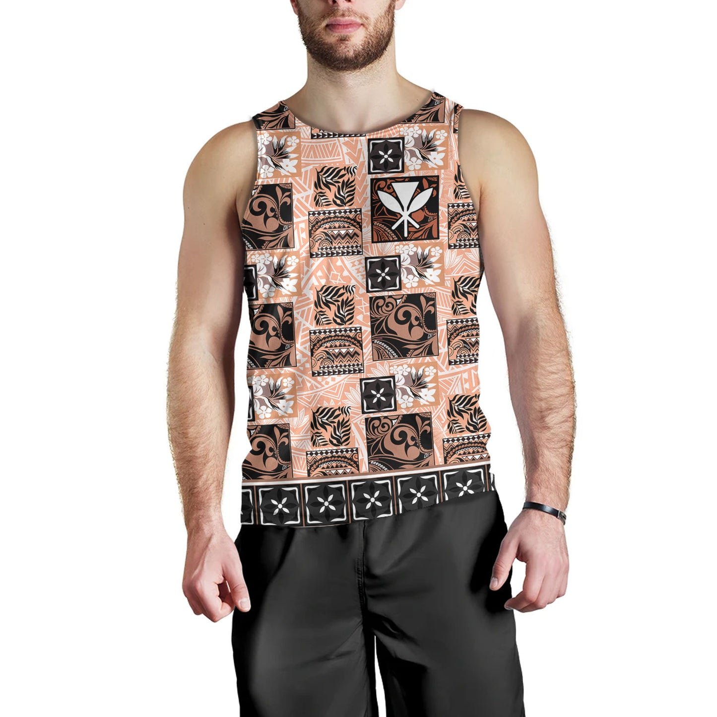 Hawaii Tank Top Traditional Hawaiian Floral Designs