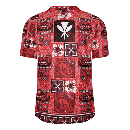 Hawaii Rugby Jersey Traditional Hawaiian Floral Designs