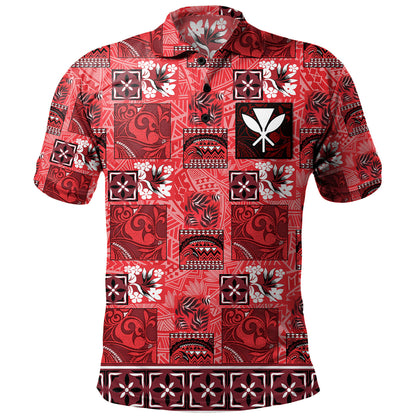 Hawaii Polo Shirt Traditional Hawaiian Floral Designs