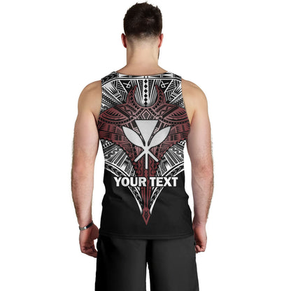 Hawaii Custom Personalised Tank Top Tribal Patterns Manta Ray Tatau Style
