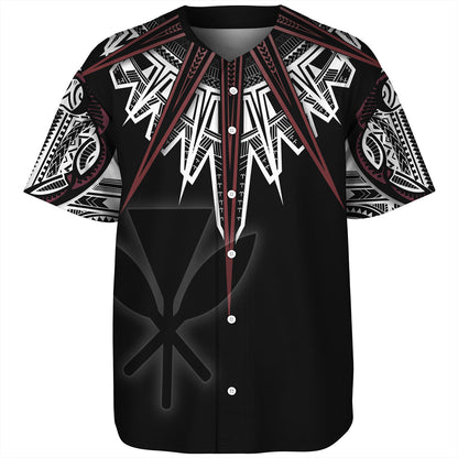 Hawaii Custom Personalised Baseball Shirt Tribal Patterns Manta Ray Tatau Style
