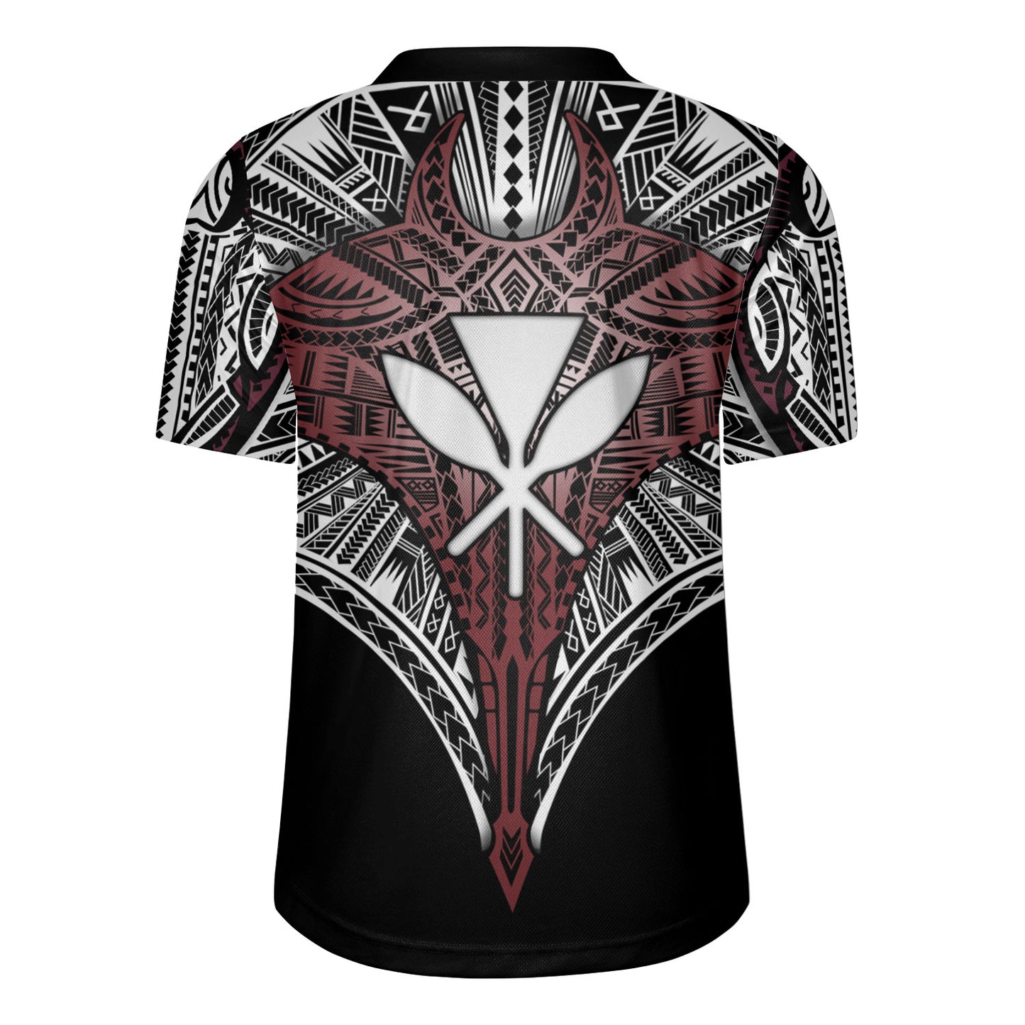 Hawaii Custom Personalised Rugby Jersey Tribal Patterns Manta Ray Tatau Style