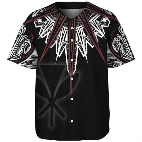 Hawaii Custom Personalised Baseball Shirt Tribal Patterns Manta Ray Tatau Style
