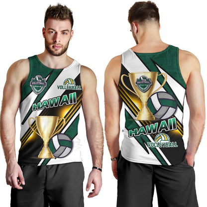 Hawaii Tank Top Custom Volleyball Cup Championship Hawaii Polynesian Patterns