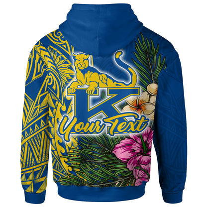 Hawaii Custom Personalised Hoodie - Henry J. Kaiser High School Hawaiian Flowers Wing Patterns