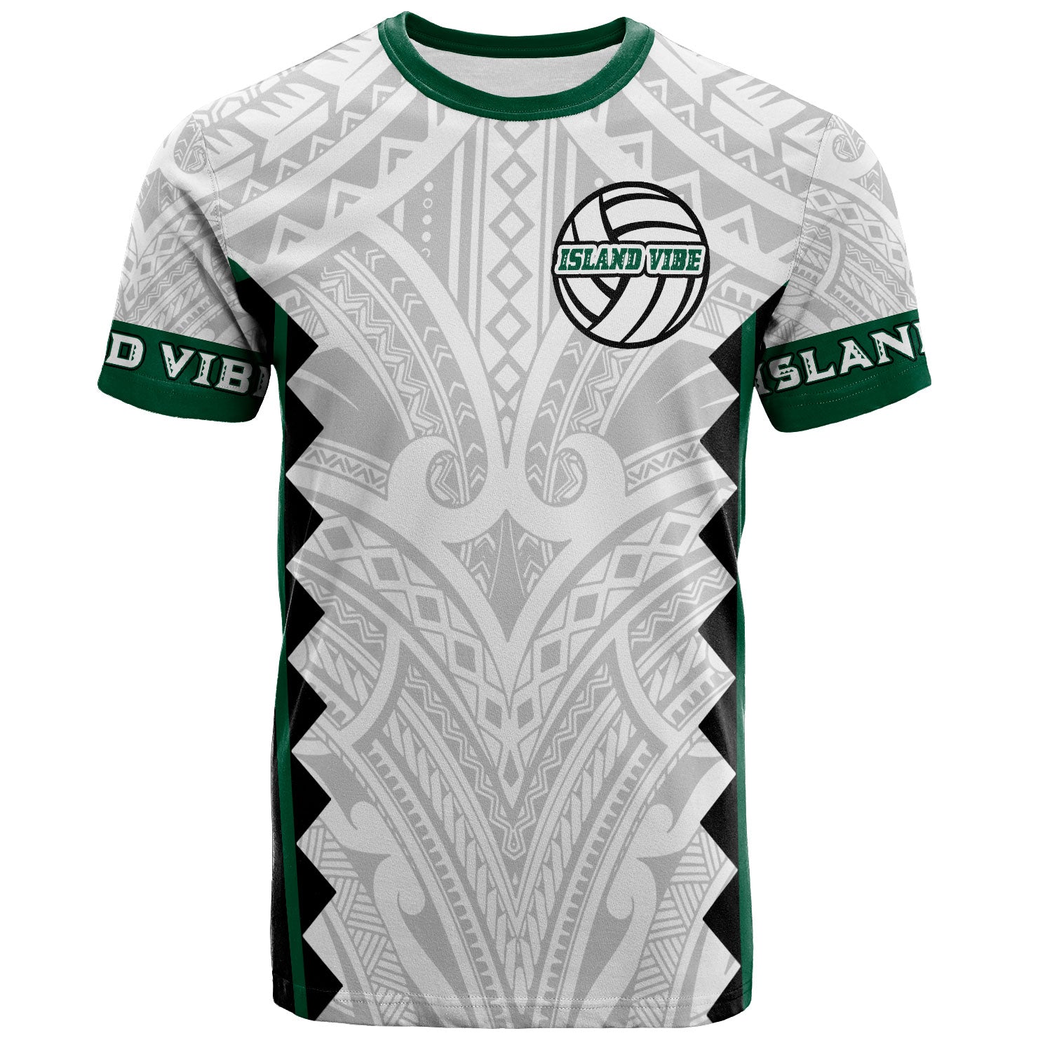 Hawaii Custom Personalised T-Shirt - Hawaii Island Vibe Men Volleyball Team Supporter Polynesian Tattoo