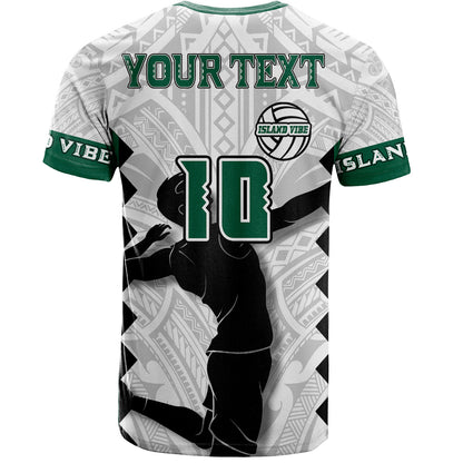 Hawaii Custom Personalised T-Shirt - Hawaii Island Vibe Men Volleyball Team Supporter Polynesian Tattoo
