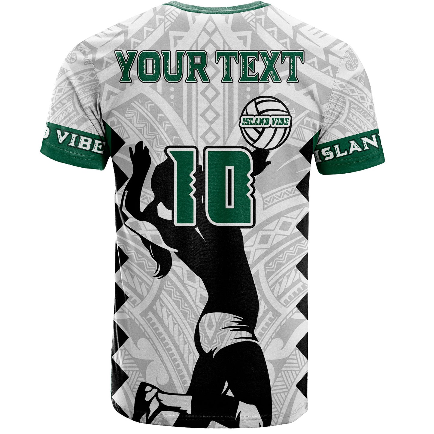 Hawaii Custom Personalised T-Shirt - Hawaii Island Vibe Women Volleyball Team Supporter Polynesian Tattoo