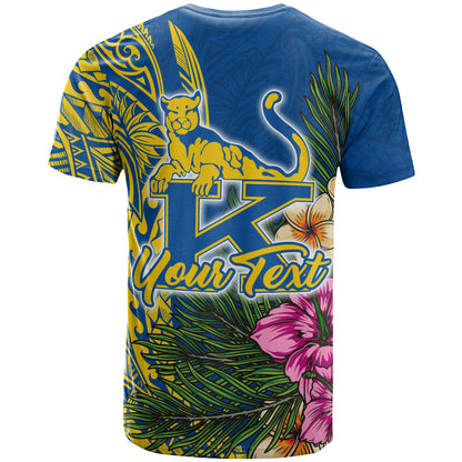 Hawaii Custom Personalised T-Shirt - Henry J. Kaiser High School Hawaiian Flowers Wing Patterns