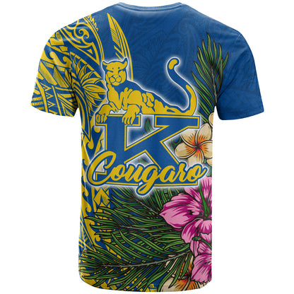 Hawaii Custom Personalised T-Shirt - Henry J. Kaiser High School Hawaiian Flowers Wing Patterns