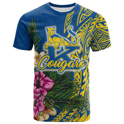Hawaii Custom Personalised T-Shirt - Henry J. Kaiser High School Hawaiian Flowers Wing Patterns