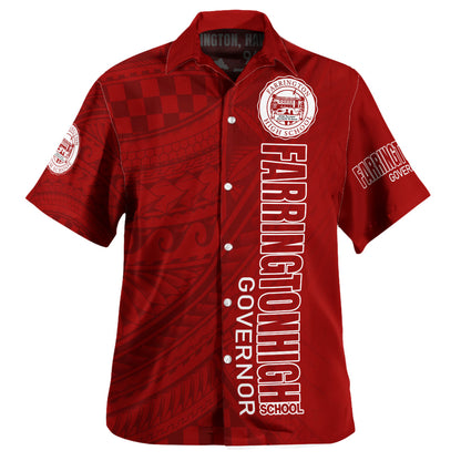 Hawaii Farrington High School Hawaiian Shirt - Governor Hawaii Patterns