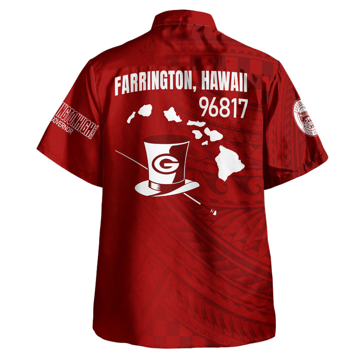 Hawaii Farrington High School Hawaiian Shirt - Governor Hawaii Patterns