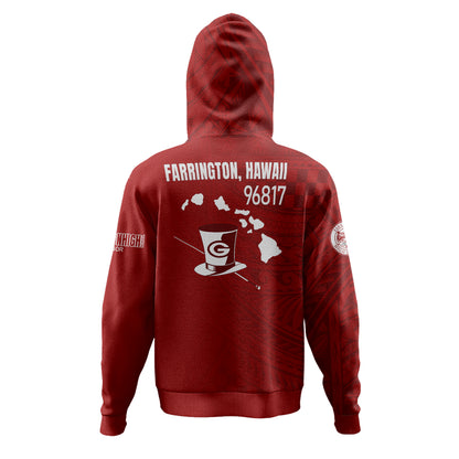 Hawaii Farrington High School Hoodie - Custom Governor Hawaii Patterns