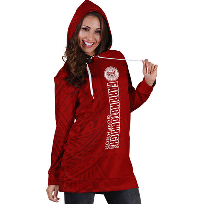 Hawaii Farrington High School Hoodie Dress - Governor Hawaii Patterns