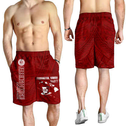 Hawaii Farrington High School Men Short - Governor Hawaii Patterns
